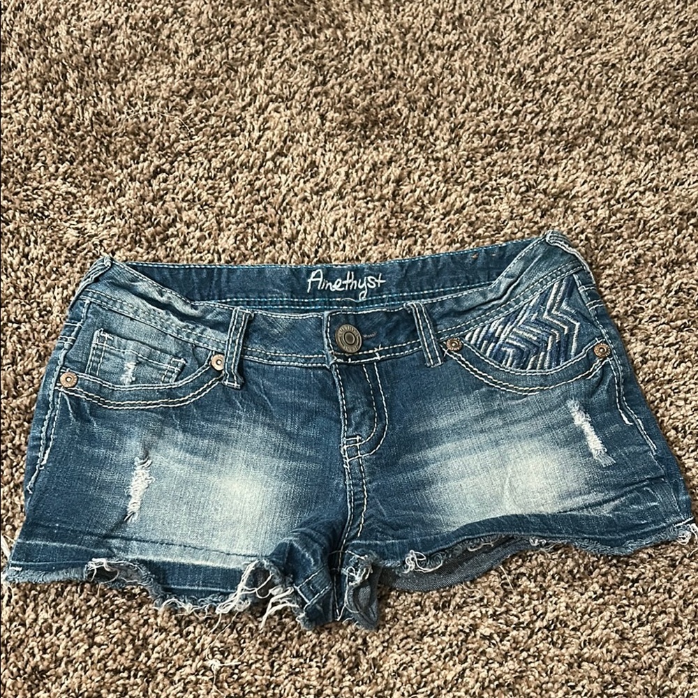 Amethyst Jeans Women's Blue Denim Shorts
